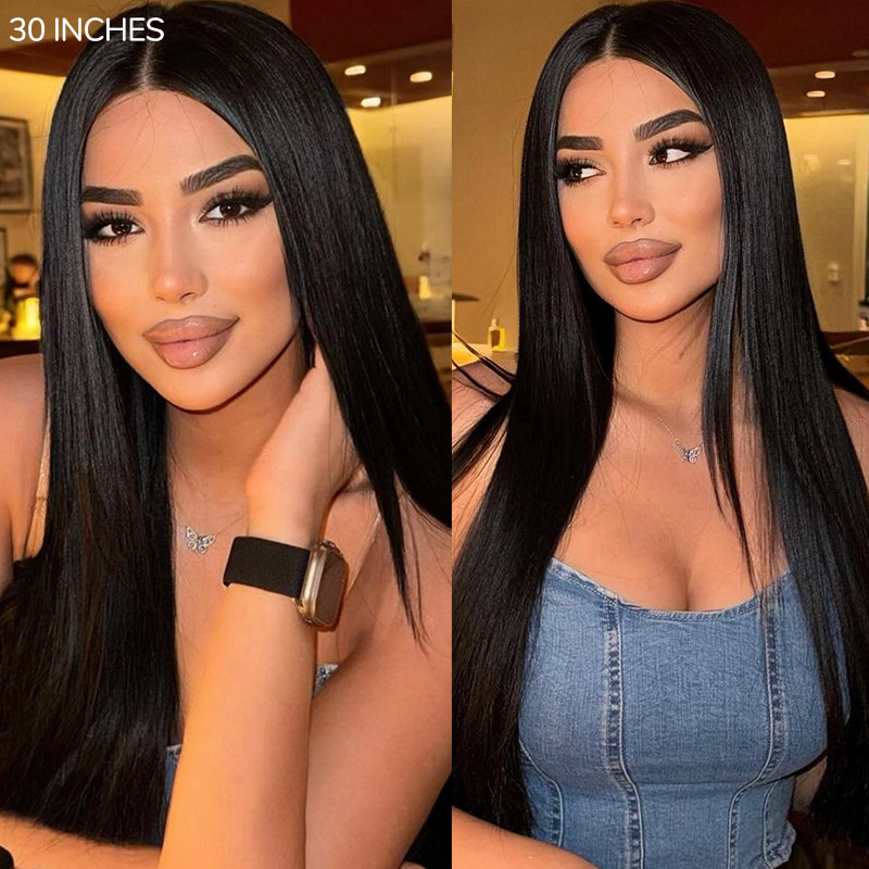 XYS Hair Pre Cut 7x6 9x6 HD Lace Glueless Wigs With Natural Hair Line