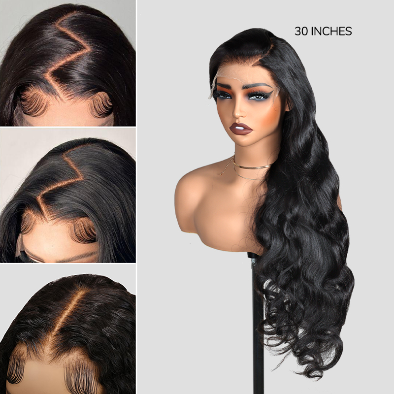 XYS Hair Pre Cut 7x6 9x6 HD Lace Glueless Wigs With Natural Hair Line