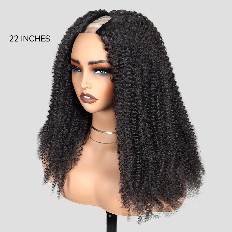 100 human hair u part wigs