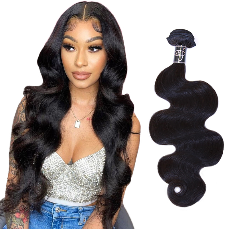 XYS Hair 1/2 Bundles Deal Body Wave Human Hair Wholesale Double Weft