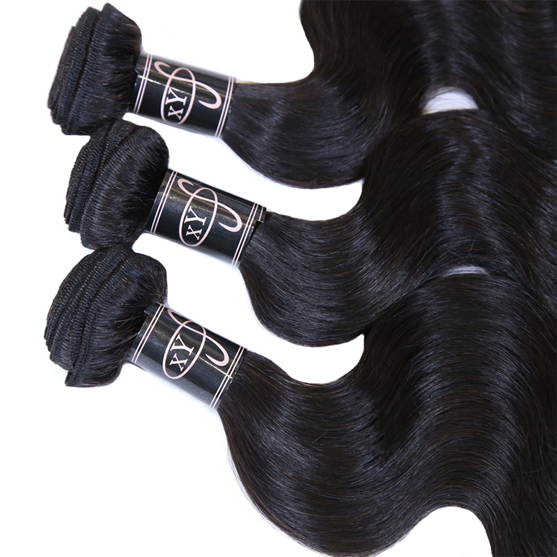 XYS Hair 1/2 Bundles Deal Body Wave Human Hair Wholesale Double Weft