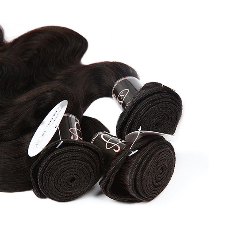XYS Hair 1/2 Bundles Deal Body Wave Human Hair Wholesale Double Weft