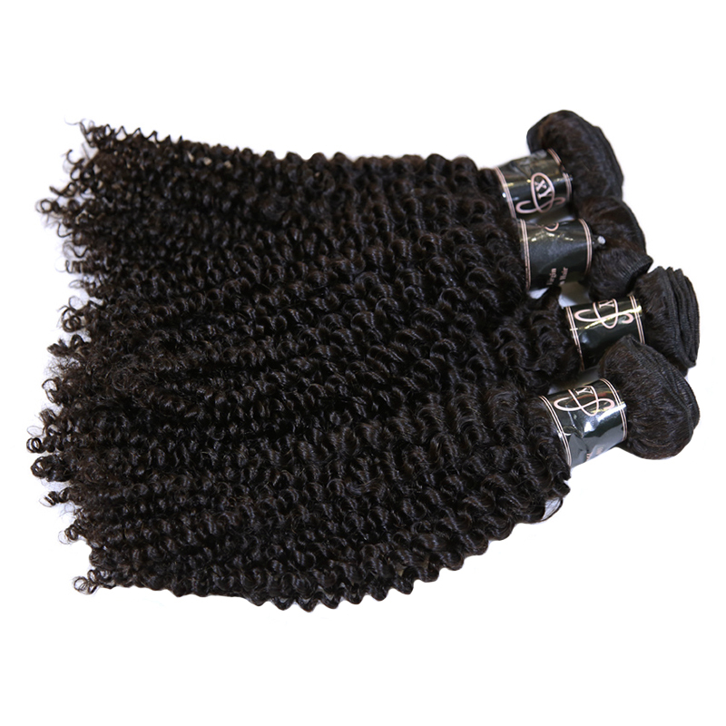 XYS Hair 3/4 Bundles Deals Kinky Curly Hair 100% Unprocessed  Virgin Human Hair