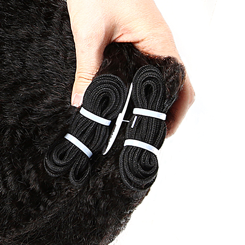 XYS Hair 3/4 Bundles Deal Kinky Straight Hair raw indian hair