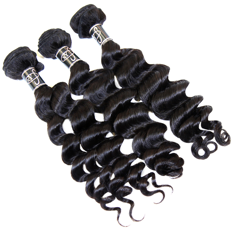 XYS Hair 1/2 Bundles Deal Loose Wave Human Hair Raw Unprocessed Hair
