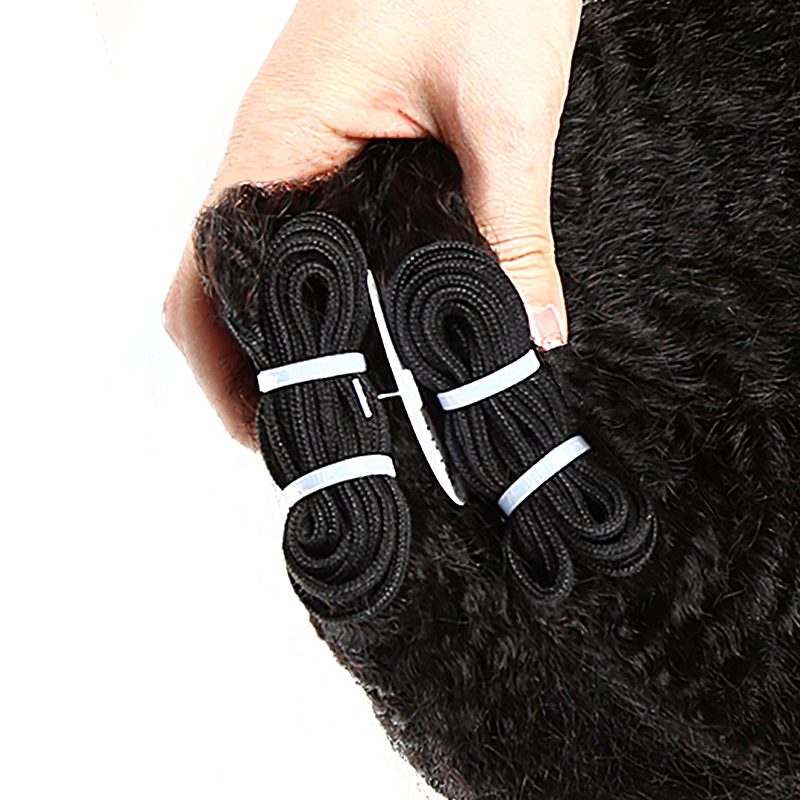 XYS Hair 1/2 Bundles Deal Kinky Straight Virgin Human Hair raw indian hair