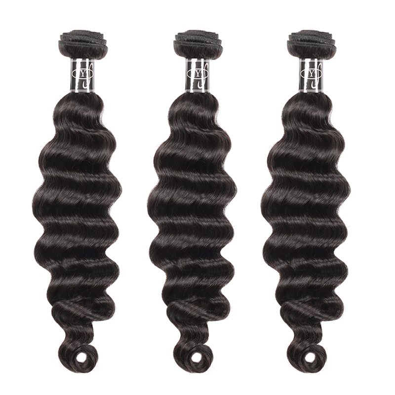 XYS Hair 3/4 Bundles Deal Loose Wave Human Hair Raw Unprocessed Hair
