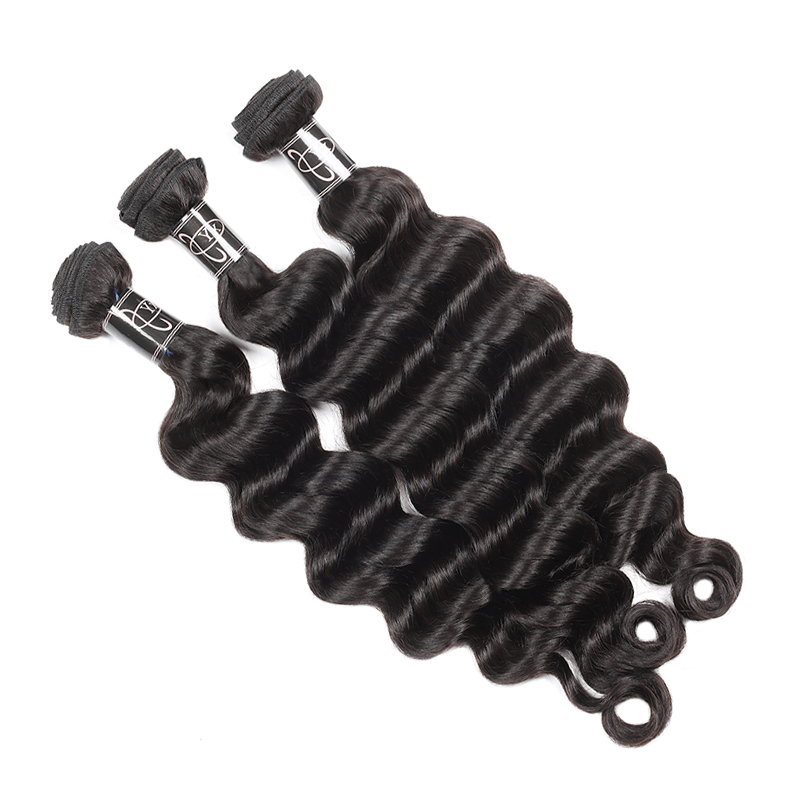 XYS Hair 3/4 Bundles Deal Loose Wave Human Hair Raw Unprocessed Hair