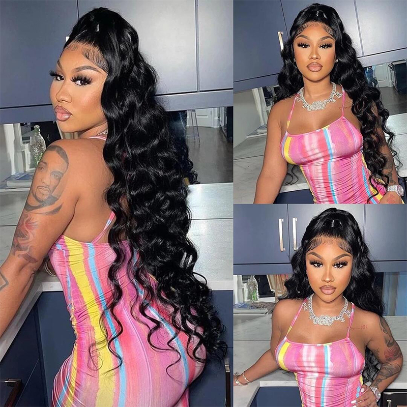 XYS Hair 3/4 Bundles Deal Loose Curly 100% Human Hair