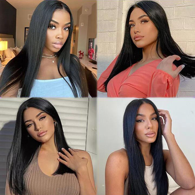 XYS Hair 3/4 Bundles Deal Straight Bundles 100% virgin human hair