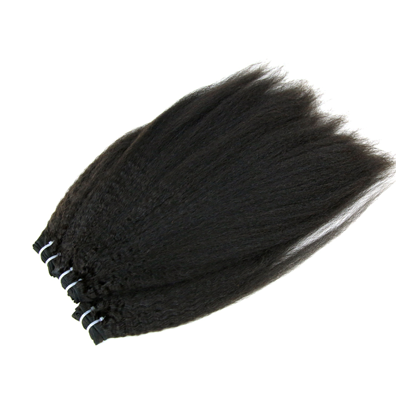 XYS Hair 1/2 Bundles Deal Kinky Straight Virgin Human Hair raw indian hair