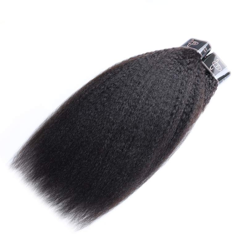 XYS Hair 3/4 Bundles Deal Kinky Straight Hair raw indian hair