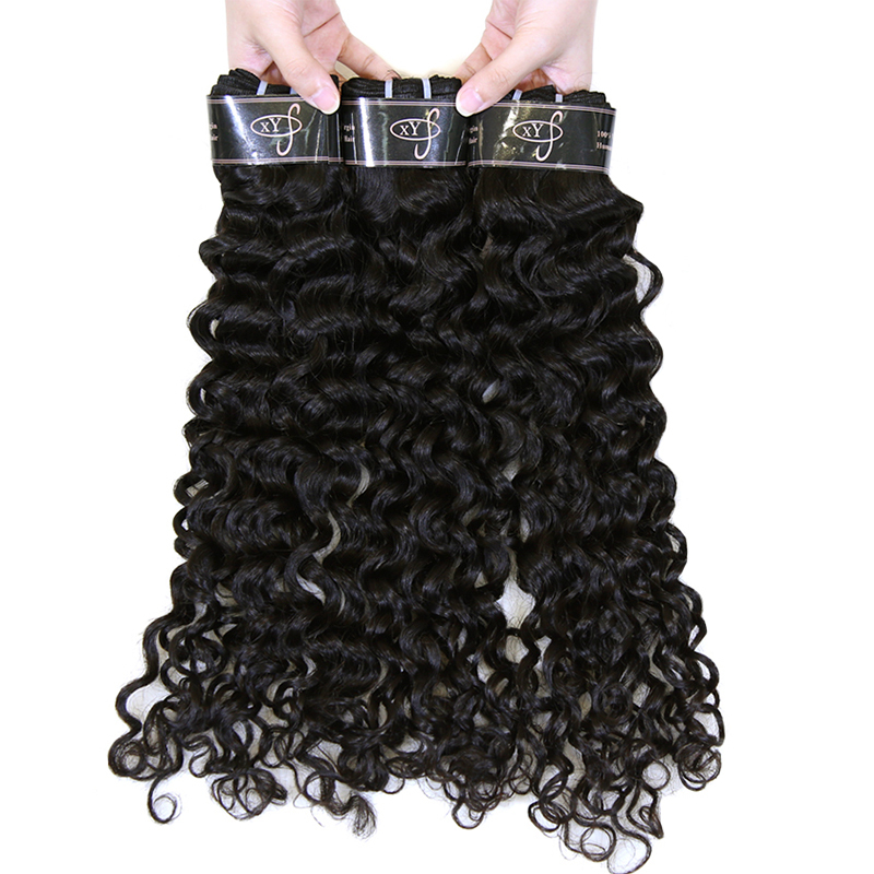XYS Hair 3/4 Bundles Deal Water Wave 100% Virgin Human Hair