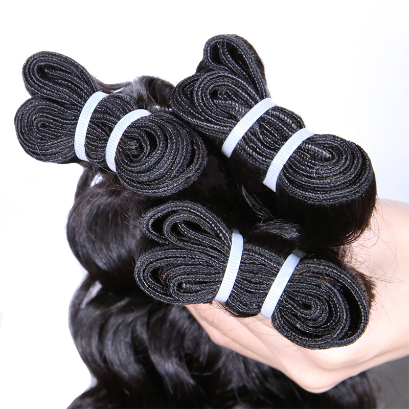 XYS Hair 3/4 Bundles Deal Water Wave 100% Virgin Human Hair