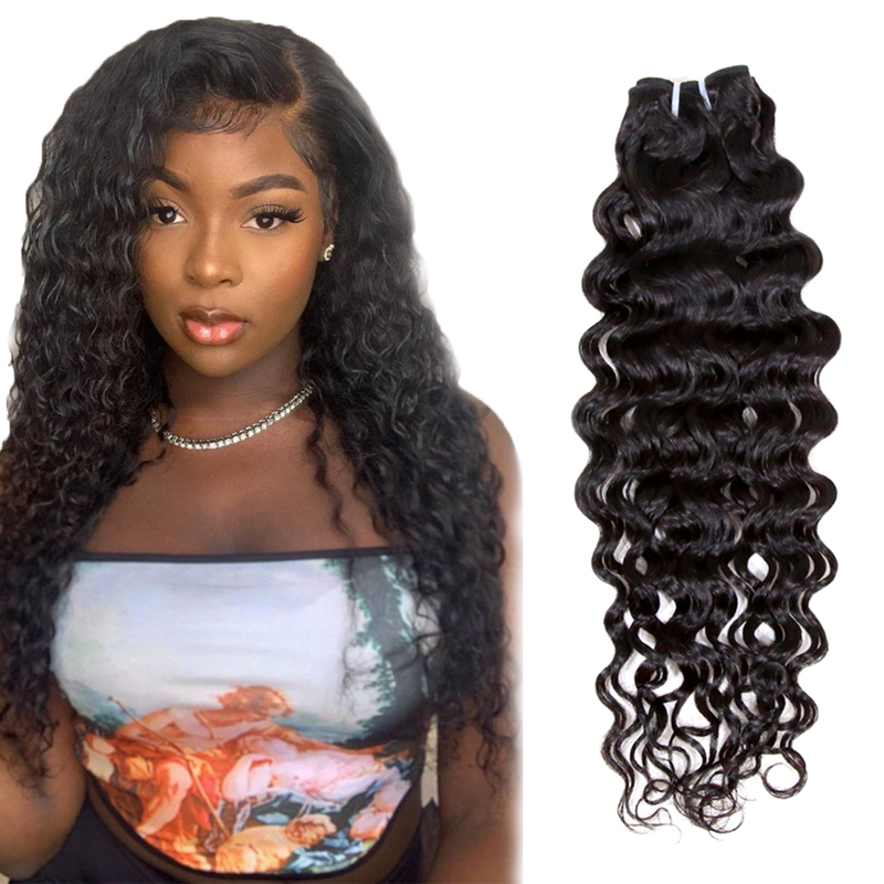 XYS Hair 1/2 Bundles Deal Water Wave Virgin Human Hair