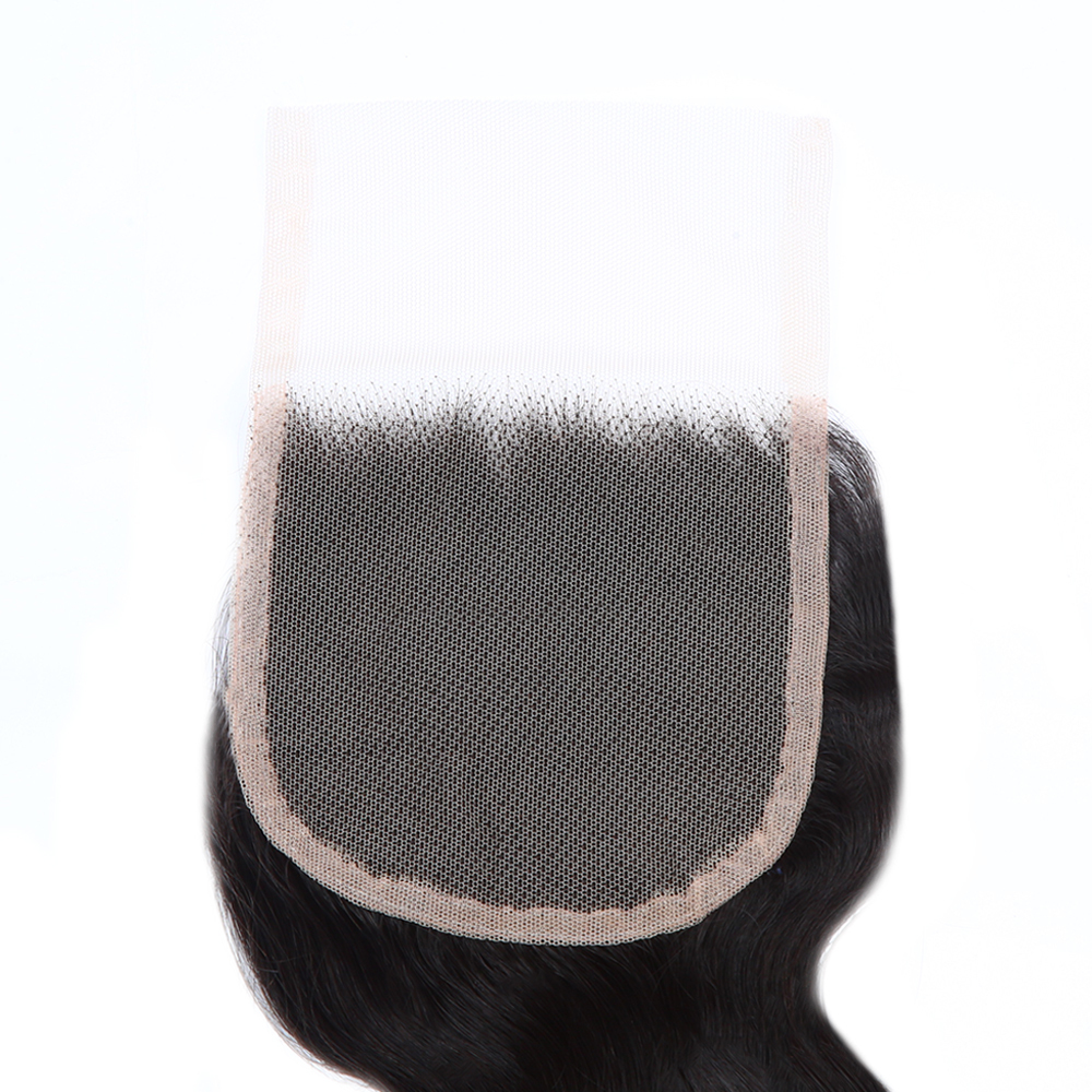 XYS Hair Body Wave Hair 4x4 Transparent Lace Closure Human Hair