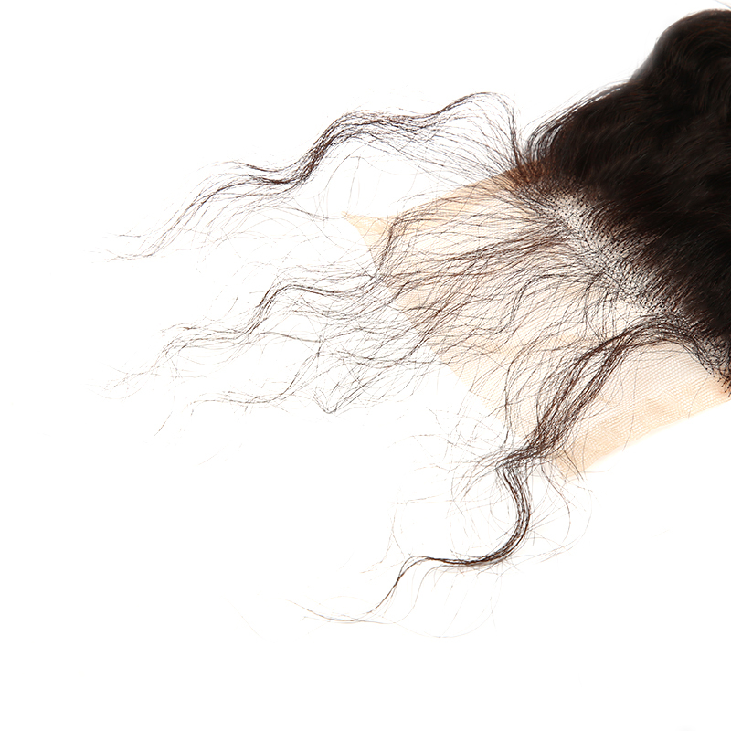 XYS Hair Water Wave 4x4 Transparent Lace Closure With Natural  Baby Hair