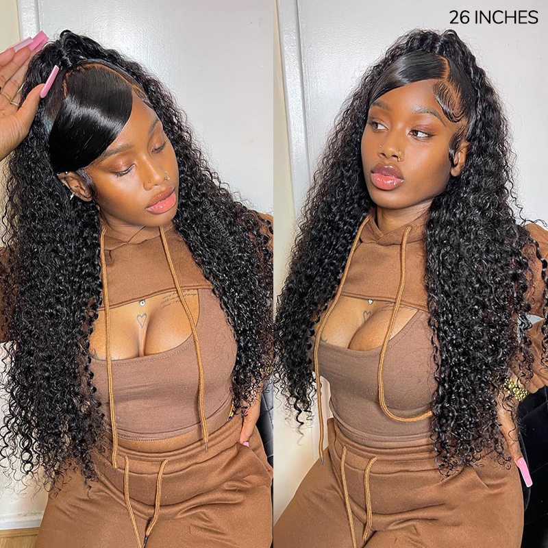 XYS Hair 5x5 Pre-Everything HD Closure Wig Water Wave Wig With Pre Bleached Knots Plucked Hairline