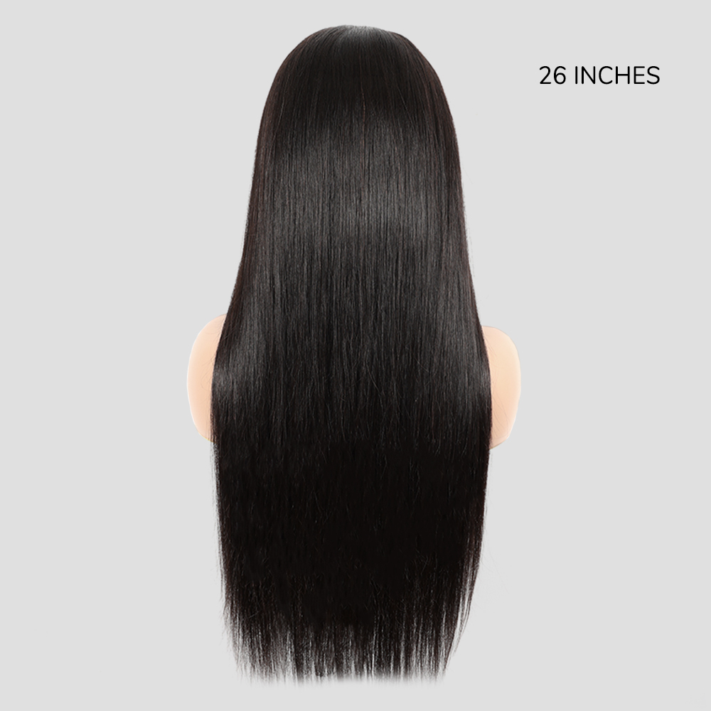 XYS Hair 5x5 Bye Bye Knots Straight Hair Pre Cut Lace With Plucked Hairline