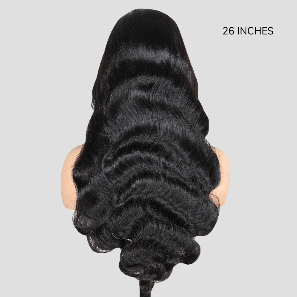 XYS Hair 5x5 Pre-Everything Body Wave Hair Lace Closure Wig With Pre Bleached Knots Plucked Hairline