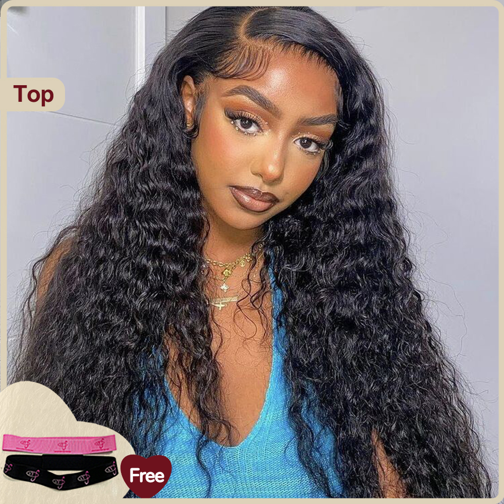 XYS Bye-Bye Knots Wig 5x5 Lace Deep Wave Invisible Knots Wig