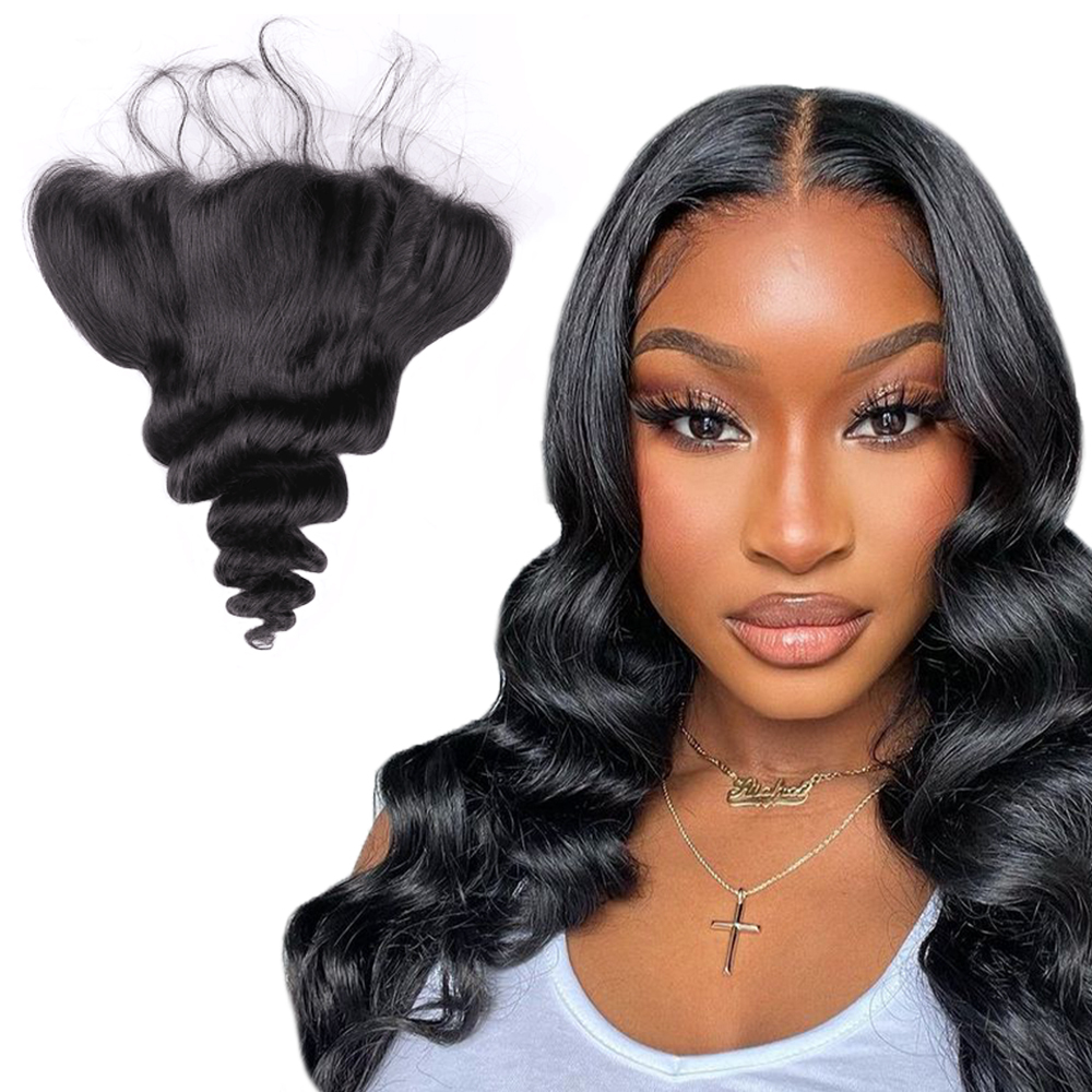 XYS Hair Loose Curly 13x4 Transparent Lace Frontal
