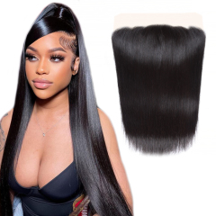 XYS Hair Straight Human Hair 13x4 Transparent Lace Frontal
