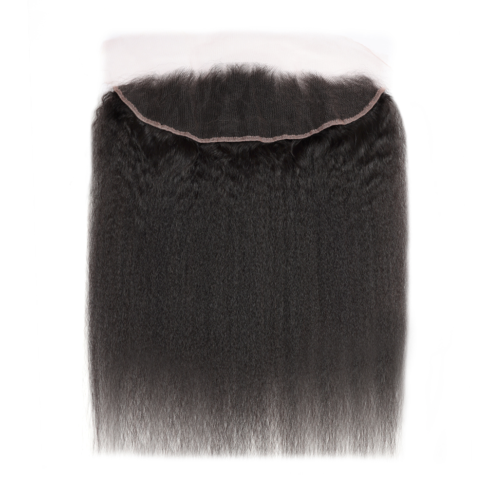 XYS Hair Kinky Straight Hair 13x4 Lace Frontal