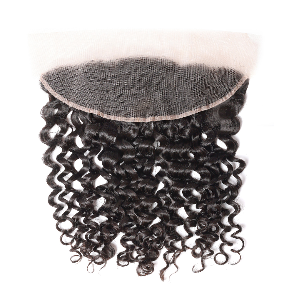 XYS Hair Water Wave Hair 13x4 Transparent Lace Frontal