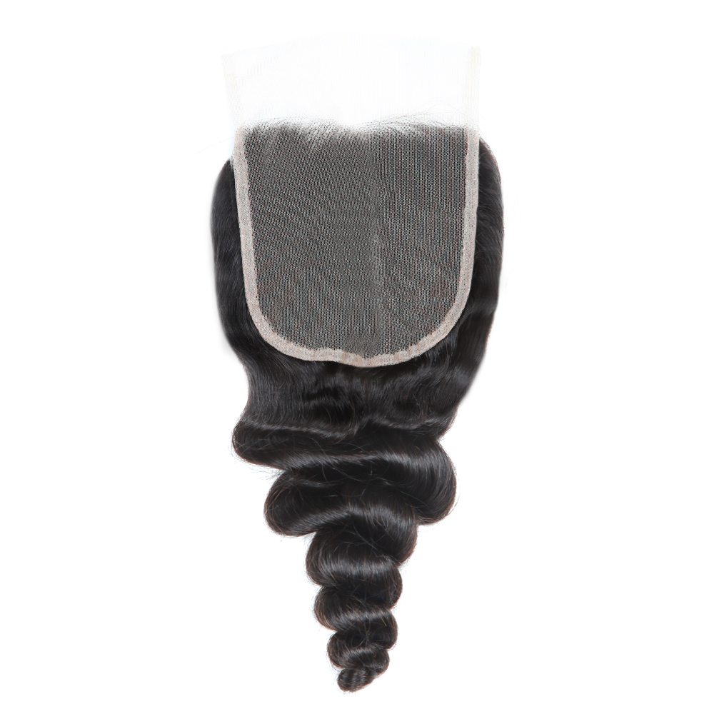 XYS Hair Loose Curly 5x5 Transparent Lace Closure