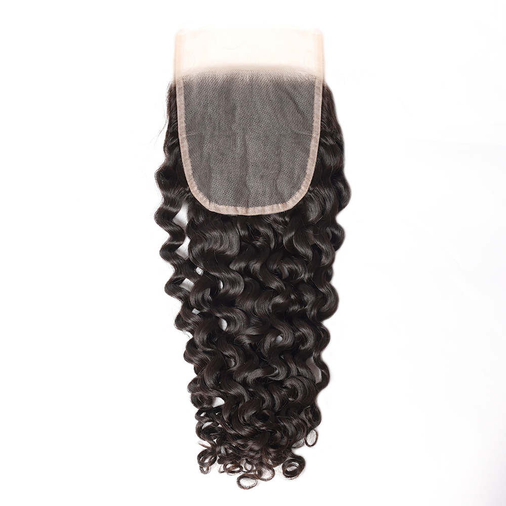 XYS Hair Water Wave Hair 5x5 Transparent Lace Closure