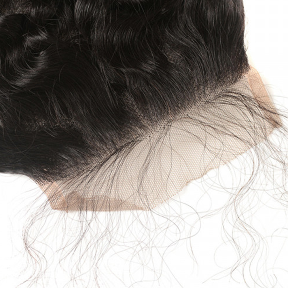 XYS Hair Deep Wave Virgin Human Hair 5x5 Transparent Lace Closure