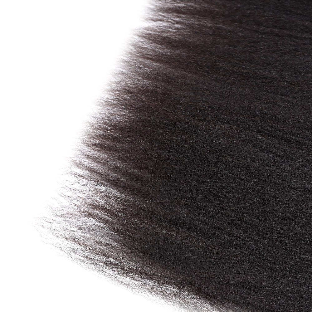 XYS Hair Kinky Straight Hair 13x4 Transparent Lace Frontal