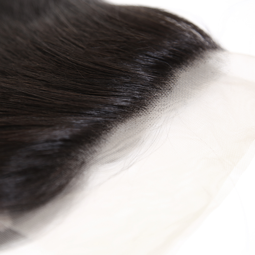 XYS Hair Straight Human Hair 13x4 Transparent Lace Frontal