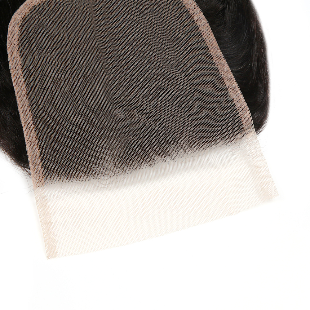 XYS Hair Kinky Straight Hair 5x5 Transparent Lace Closure With Baby Hair