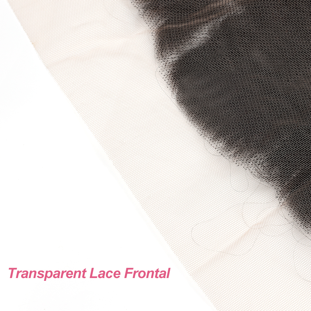 XYS Hair Loose Wave Virgin Hair 13x4 Transparent Lace Frontal