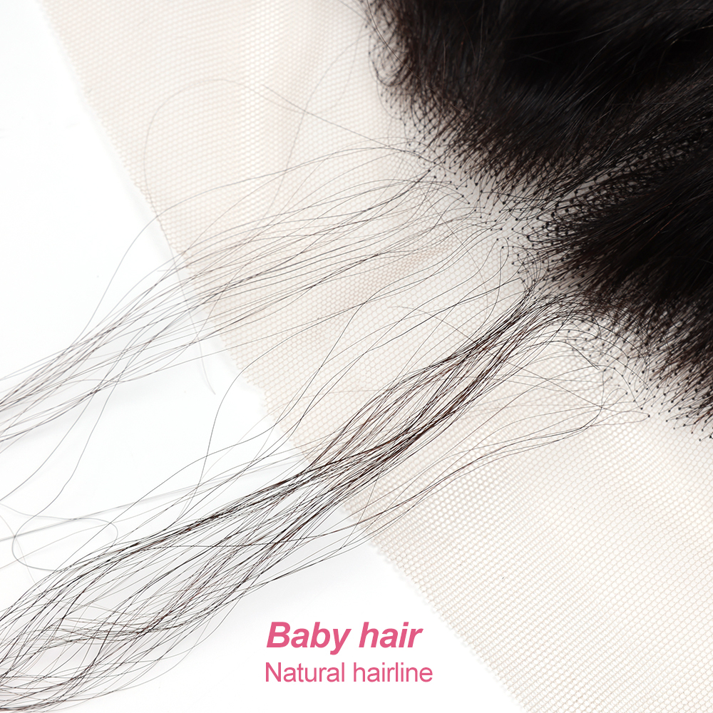 XYS Hair Loose Curly 13x4 Transparent Lace Frontal
