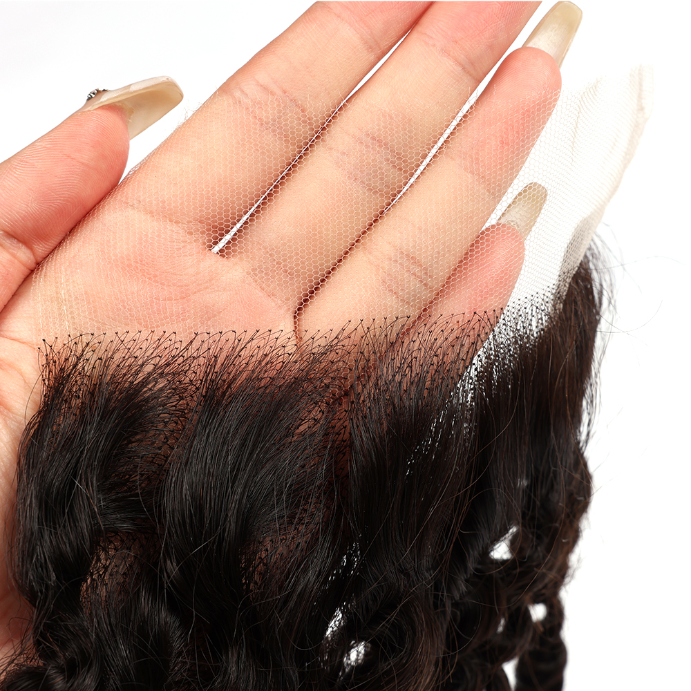 XYS Hair Deep Curly 5x5 HD Lace Closure With Super Small Knots