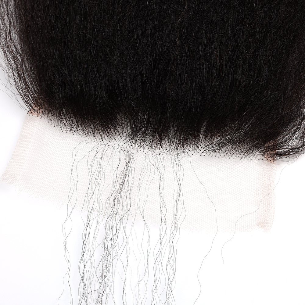XYS Hair Kinky Straight Hair 5x5 HD Lace Closure