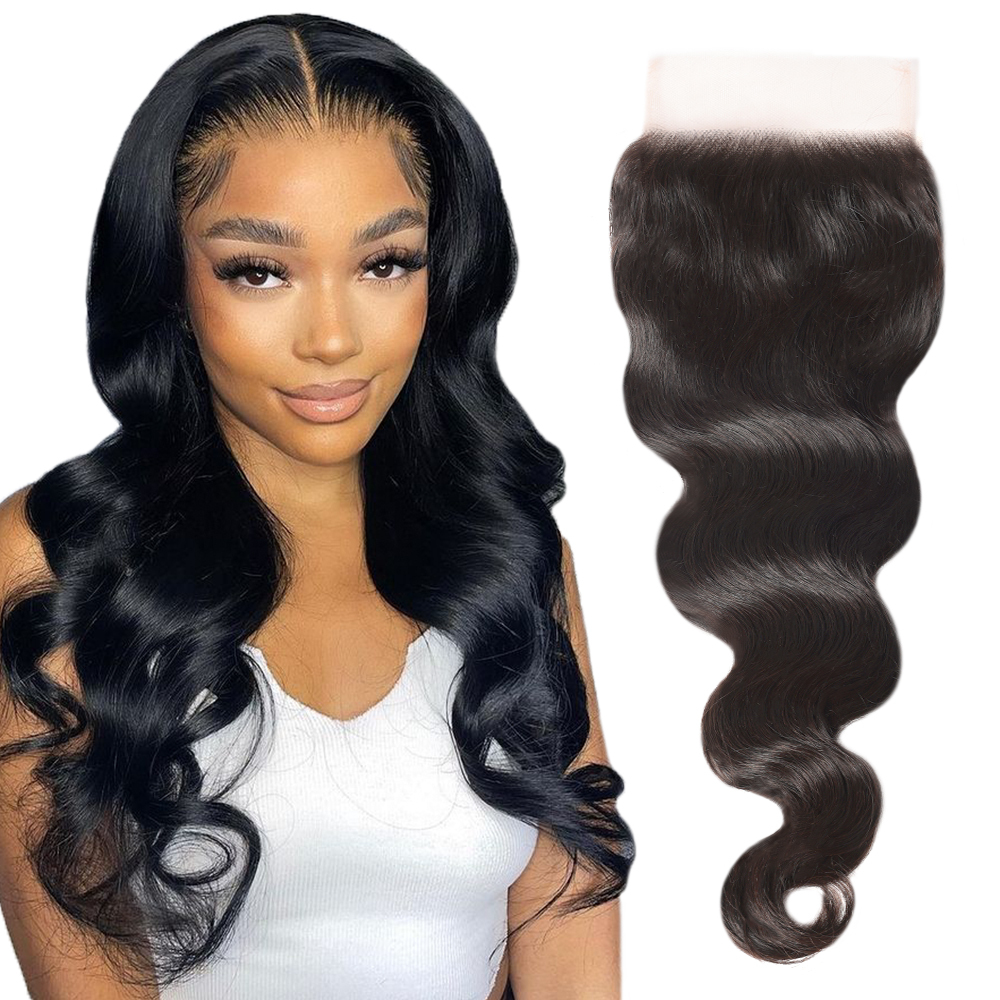 XYS Hair Body Wave 5x5 HD Lace Closure Pre-Plucked