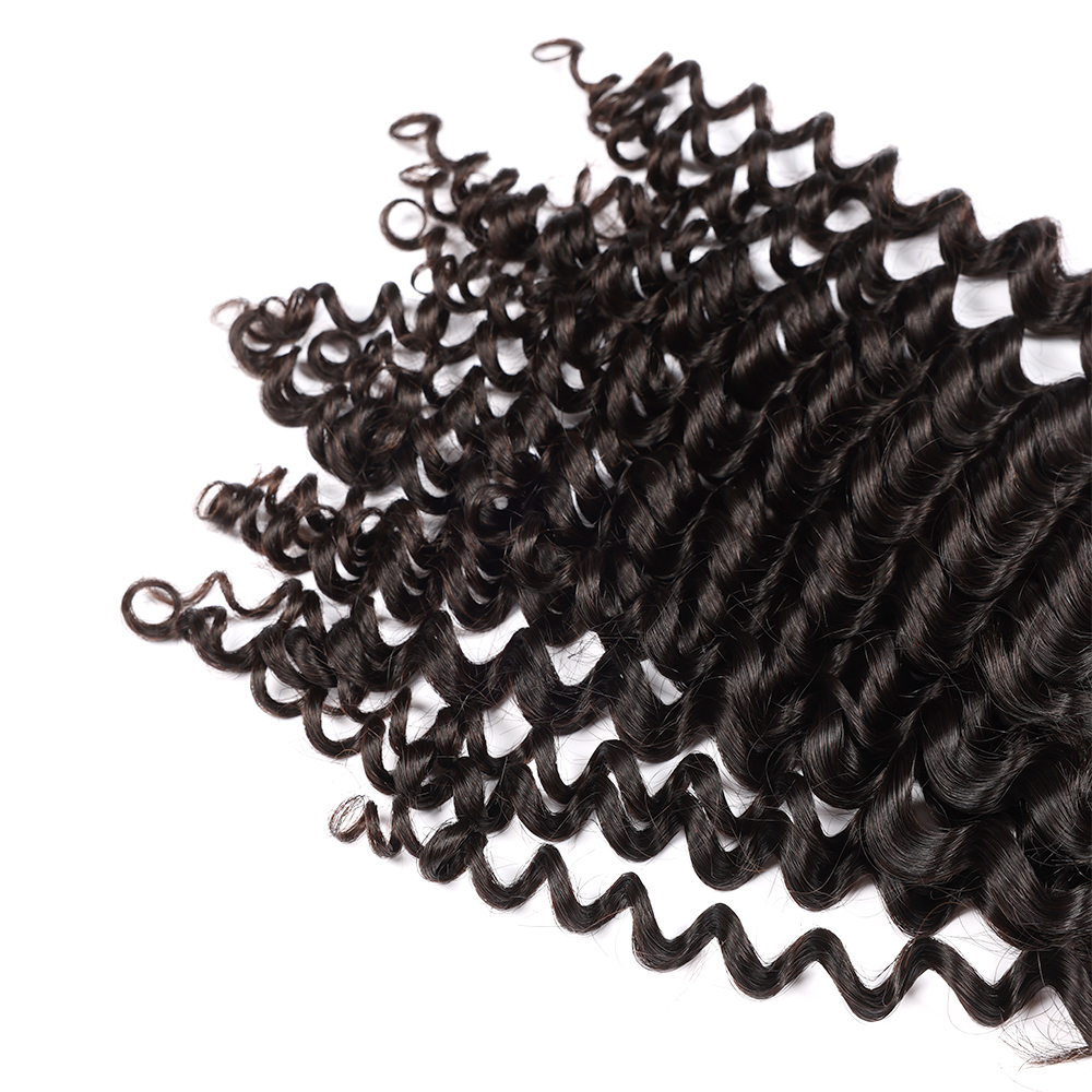 XYS Hair Deep Wave Human Hair 5x5 HD Lace Closure Undetectable Invisible