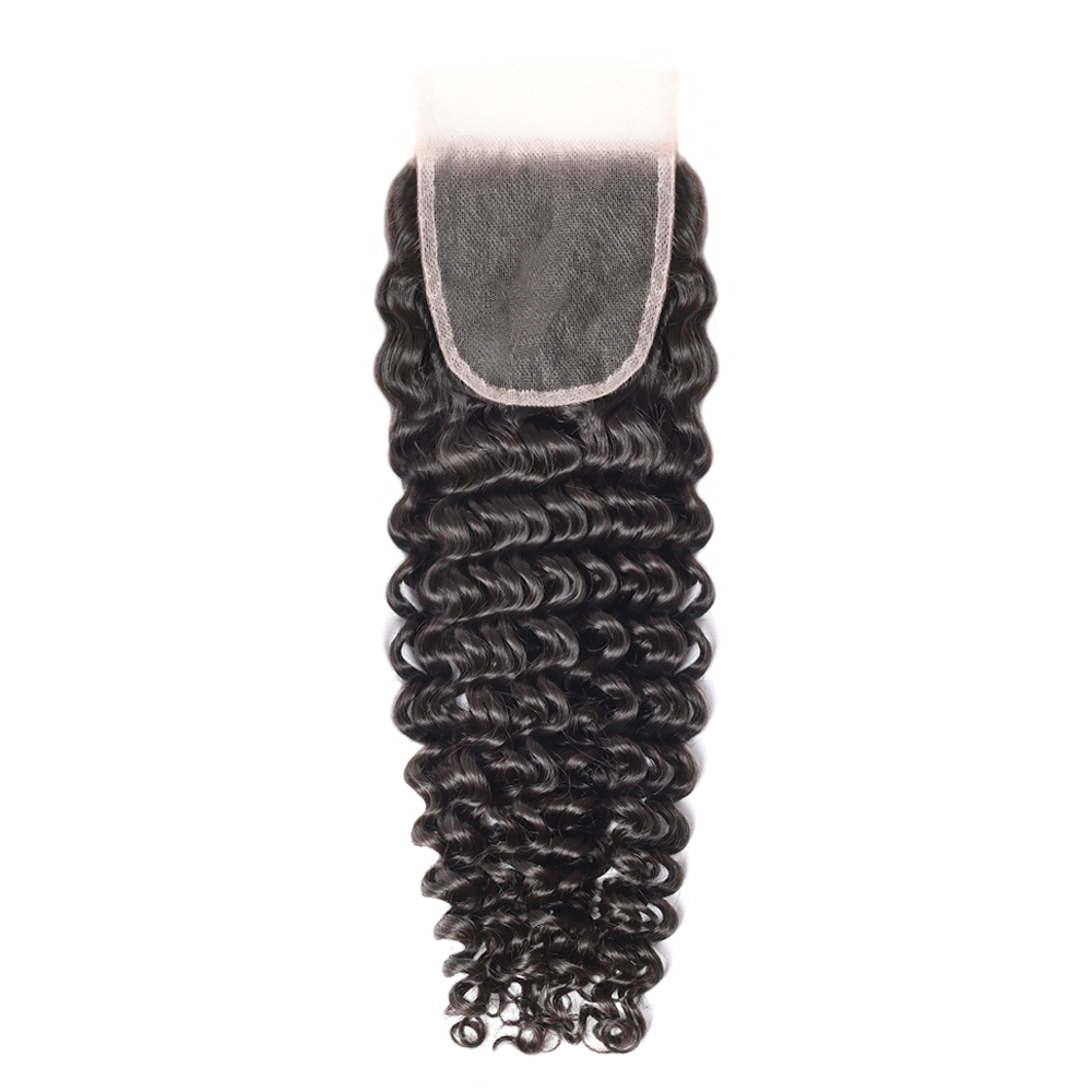 XYS Hair Deep Wave Hair 4x4 HD Lace Closure