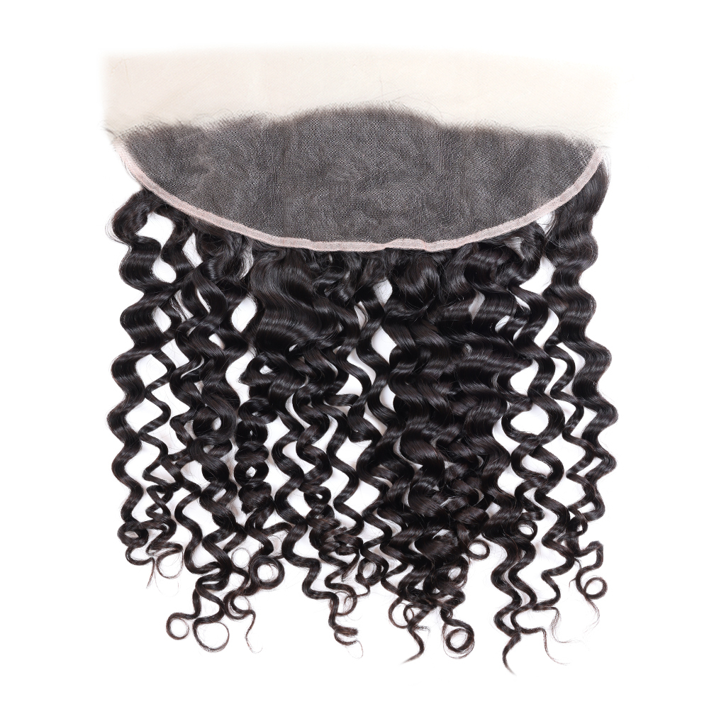 XYS Hair Water Wave Hair 13x4 HD Lace Frontal With Pre-Plucked