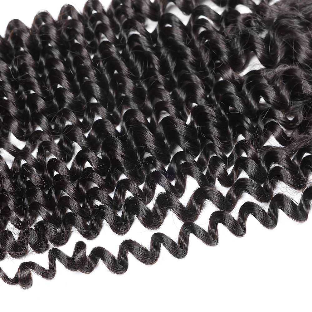 XYS Hair Deep Curly Hair 4x4 HD Lace Closure