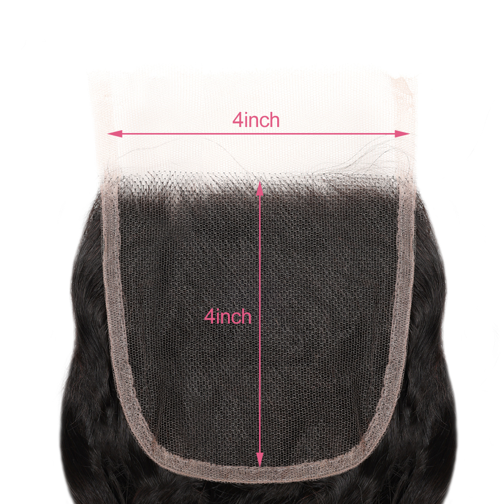 XYS Hair Loose Wave Virgin Hair 4x4 HD Lace Closure