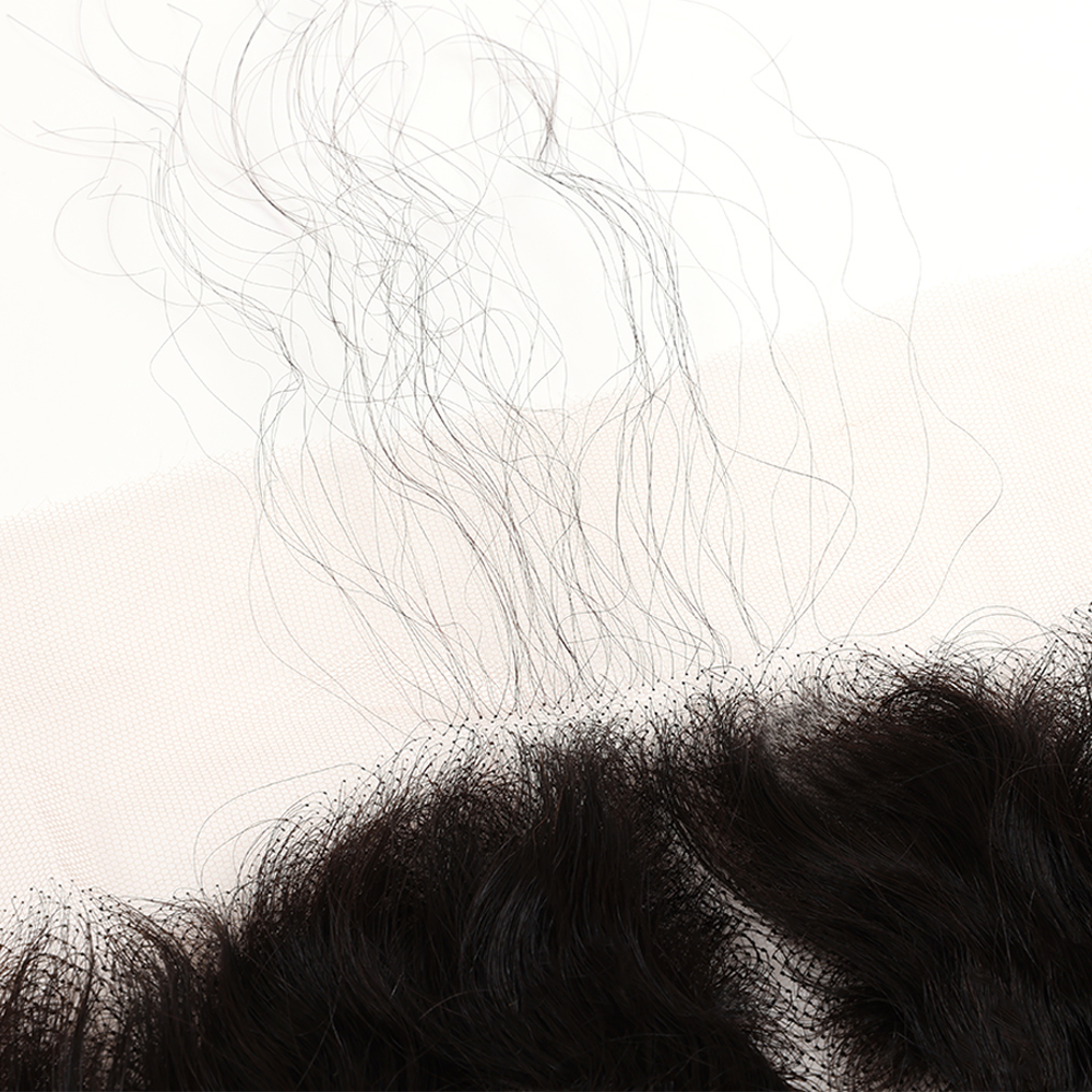 XYS Hair Water Wave Hair 13x4 HD Lace Frontal With Pre-Plucked