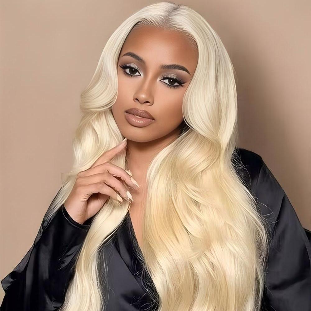 XYS Hair 613 Blonde Body Wave Virgin Hair 5x5 Transparent Lace Closure