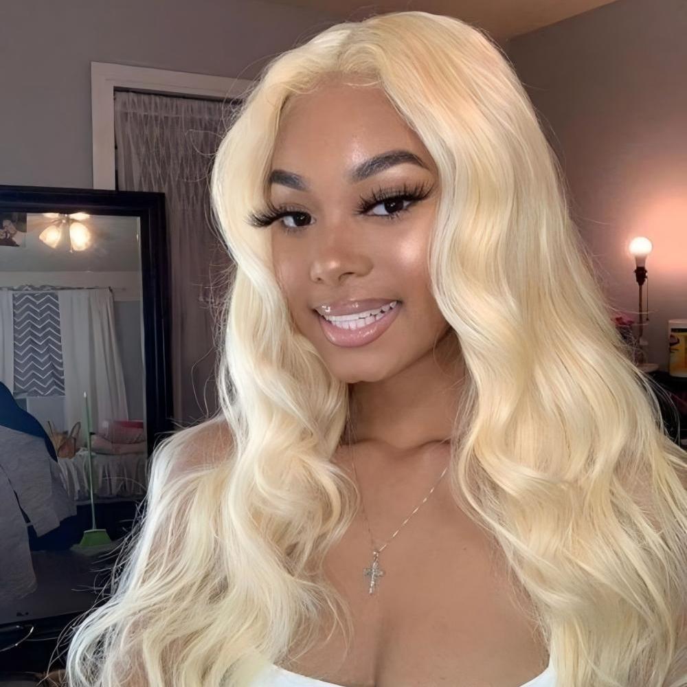 XYS Hair 613 Blonde Body Wave Human Hair Double Weft
