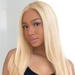 XYS Hair 613 Blonde Straight Virgin Human Hair 5x5 Transparent Lace Closure