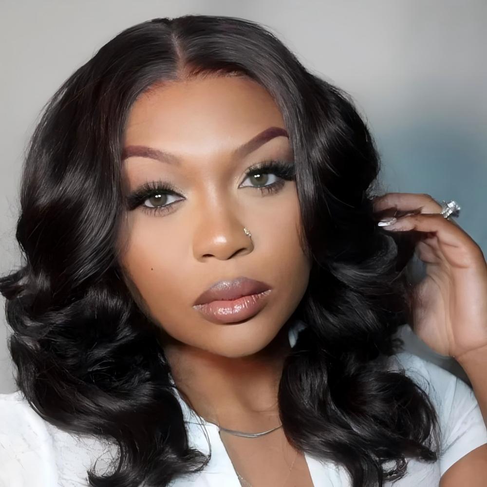 XYS Hair Body Wave U Part Wig Natural Color Human Wig for Women